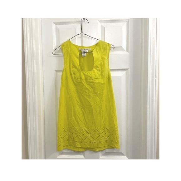 🎈🎈🎈Max Studio Lemon Yellow Top Size XS - Picture 1 of 3